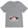 September Peeking Out Baby Girl V-Neck Tee