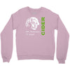 albert einstein theory of 7% proof geeky science cider scrumpy drinkin Crewneck Sweatshirt
