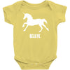 unicorn believe Baby Onesie