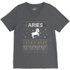 aries  christmas ugly sweater V-Neck Tee