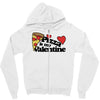 pizza is my valentine Zipper Hoodie