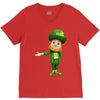 DABBİNG LEPRECHAUN V-Neck Tee