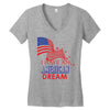 I Have an American Dream Women's V-Neck T-Shirt