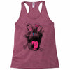scary skull Racerback Tank