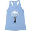 fortnite dab (white) Racerback Tank