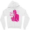 pink freud Zipper Hoodie