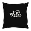 vegan (2) Throw Pillow