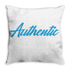 authentic shirt Throw Pillow