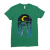moon visitor Ladies Fitted T-Shirt