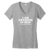 awesome in bed Women's V-Neck T-Shirt
