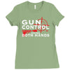 limited edition gun control Ladies Fitted T-Shirt