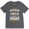 Super Cool Mother In Law Of A Freaking Awesome Daughter V-Neck Tee