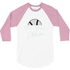 softball mom sequins 3/4 Sleeve Shirt