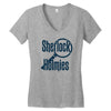 sherlock holmies Women's V-Neck T-Shirt