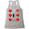 ls lesbian full heart Racerback Tank