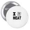 i eat meat Pin-back button