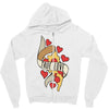 true love pizza slice Zipper Hoodie