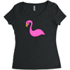 animal pink Women's Triblend Scoop T-shirt