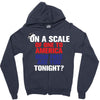 on a scale of one to america how free are you tonight Zipper Hoodie