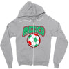 mexico soccer Zipper Hoodie