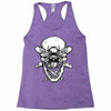 butter skull black Racerback Tank
