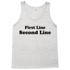 first line second line Tank Top