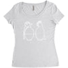 dove v's grenade banksy art Women's Triblend Scoop T-shirt