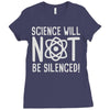 science will not be silenced Ladies Fitted T-Shirt