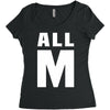 All M Women's Triblend Scoop T-shirt