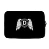 letter d with wings Laptop sleeve