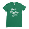 bride's drinking team diamond ring bachelorette Ladies Fitted T-Shirt