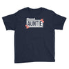 blessed aunitie with flower white color Youth Tee