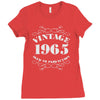 gift boxed vintage 1965 50th birthday Ladies Fitted T-Shirt