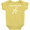 save gas run Baby Onesie