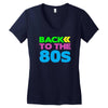 back to the 80s Women's V-Neck T-Shirt