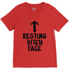 resting bitch face V-Neck Tee