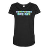 homophones are gay Maternity Scoop Neck T-shirt