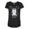 all play and no work Maternity Scoop Neck T-shirt