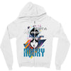 who loves husky Zipper Hoodie