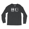 fishing   problem solved mens funny Long Sleeve Shirts