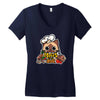 moga's famous bbq Women's V-Neck T-Shirt