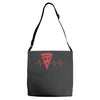 pizza is life Adjustable Strap Totes
