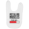 new installing muscle Baby Bibs