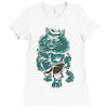 hul kat Ladies Fitted T-Shirt