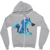 animal funny best Zipper Hoodie