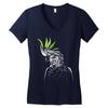 tribal parrot Women's V-Neck T-Shirt