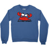 old and crabby Crewneck Sweatshirt