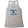emerald hill track team Racerback Tank