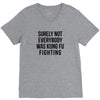 surely not everybody was kung fu fighting V-Neck Tee