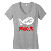 diabolik eva kant Women's V-Neck T-Shirt
